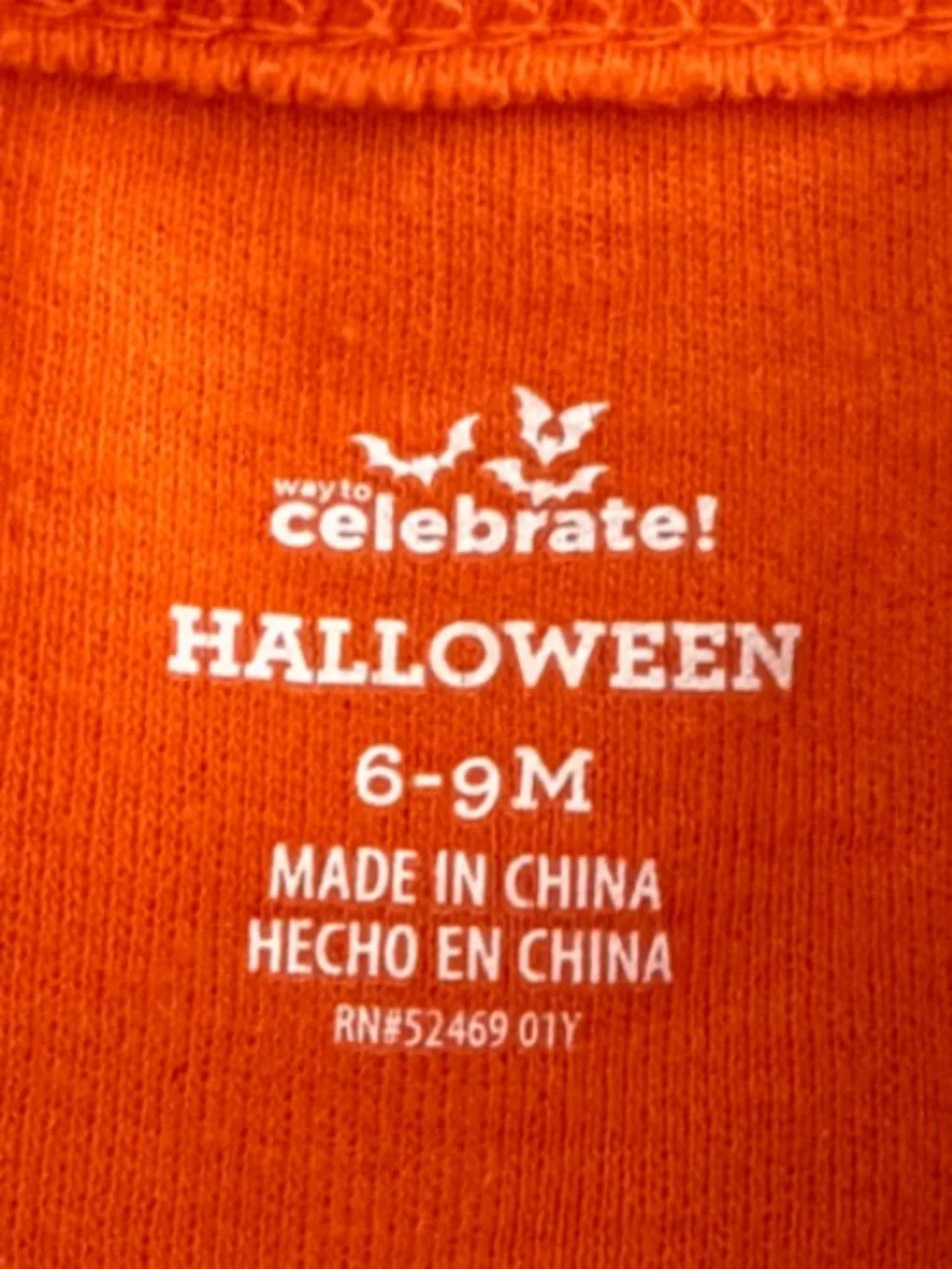 Pumpkin Jack O Lantern attached Tutu Costume Bodysuit Onesie